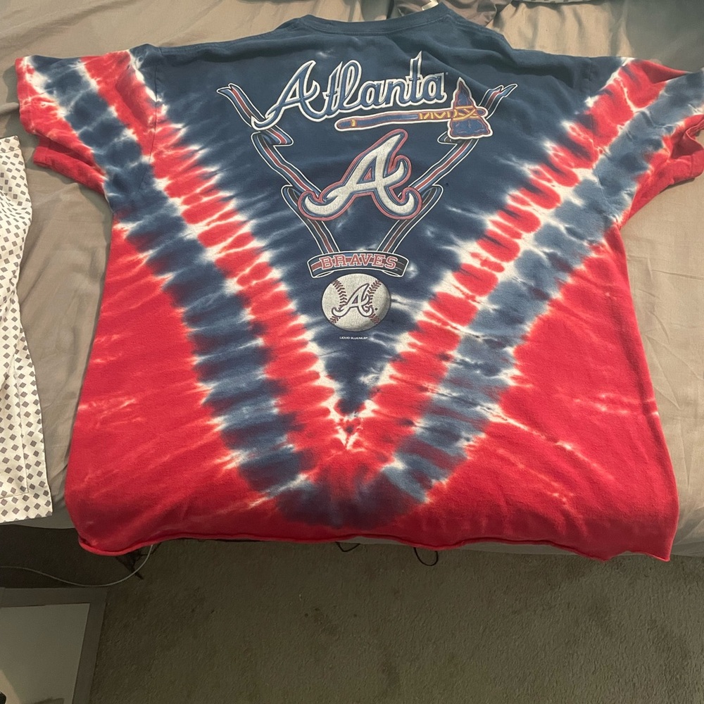 Vintage Atlanta Braves tie dye shirt rare